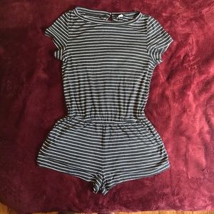 Urban outfitters striped romper